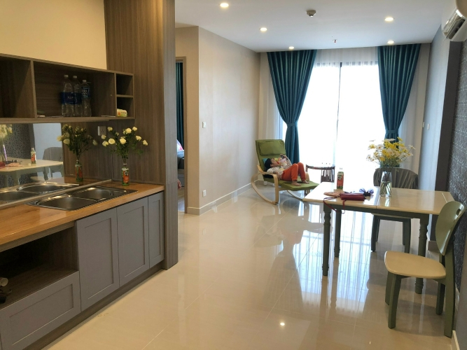 Căn hộ Vinhomes Grand Park, Quận 9 Căn hộ Vinhomes Grand Park tầng 8 có 2 phòng ngủ, nội thất cơ bản.