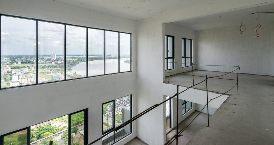 Căn hộ One Verandah, Quận 2 Duplex One Verandah tầng 21 thiết kế 1 trệt, 1 lầu, view sông thoáng mát.