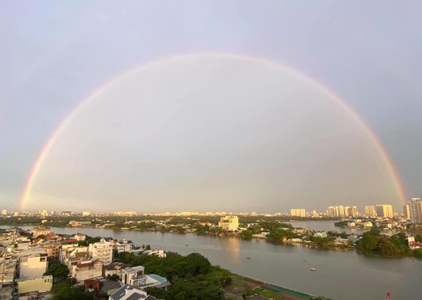 View căn hộ Opal Riverside, Quận Thủ Đức Căn hộ Opal Riverside tầng 15 thiết kế hiện đại, đầy đủ nội thất.