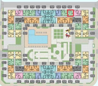 B2.07 Lo Bán căn hộ Q7 Boulevard diện tích 56,98m2, thuộc tầng cao, ban câu hướng Bắc, view đẹp