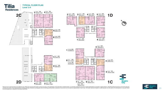 Căn hộ Empire City, Quận 2 Căn hộ Empire City diện tích 160.68m2, bàn giao nội thất cơ bản.