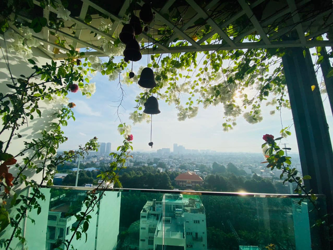 View căn hộ Feliz En Vista, Quận 2 Căn hộ Feliz En Vista tầng 12 thiết kế hiện đại, đầy đủ nội thất.