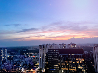 View căn hộ Saigon South Residence, Huyện Nhà Bè Căn hộ Saigon South Residence tầng 27, view thành phố sầm uất tuyệt đẹp.
