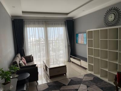 Phòng khách căn hộ The Sun Avenue Căn hộ tầng cao The Sun Avenue nội thất đầy đủ, ban công thoáng.