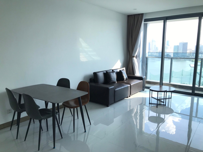 Căn hộ Sunwah Pearl, Quận Bình Thạnh Căn hộ Sunwah Pearl tầng 21 view sông mát mẻ, đầy đủ nội thất.