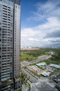 View căn hộ Empire City, Quận 2 Căn hộ Empire City tầng 7 thiết kế có 2 phòng ngủ, nội thất cơ bản.