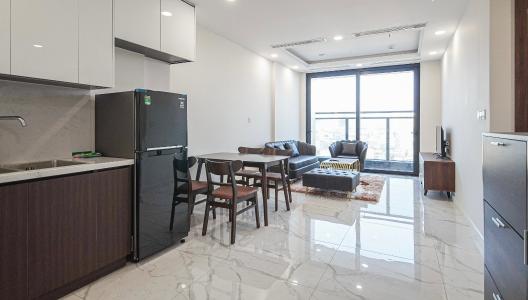 phòng khách căn hộ Sunshine City Saigon Căn hộ Sunshine City Sài Gòn ban công hướng Đông Bắc