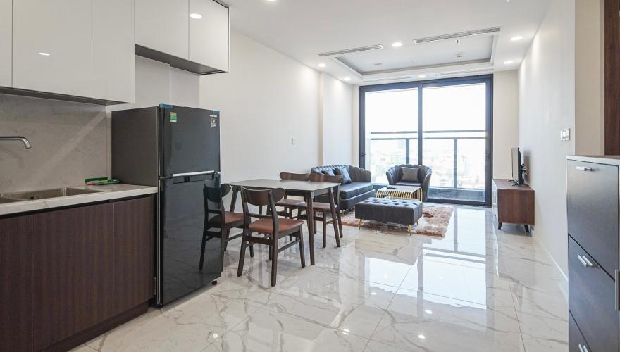 phòng khách căn hộ Sunshine City Saigon Căn hộ Sunshine City Sài Gòn ban công hướng Đông Bắc