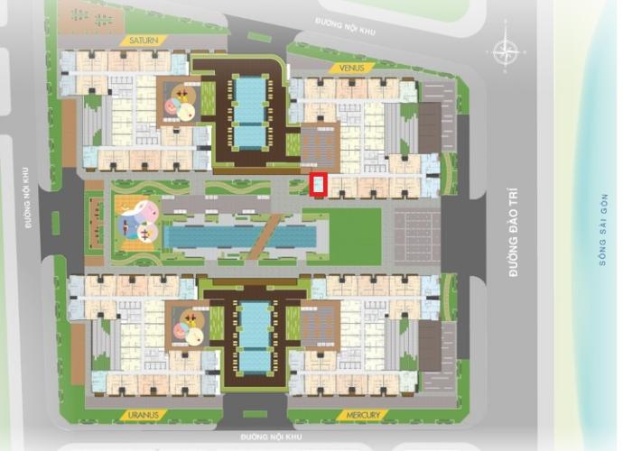 Mặt bằng căn hộ Q7 Saigon Riverside Complex Căn hộ Q7 Saigon Riverside tầng trung, hoàn thiện cơ bản