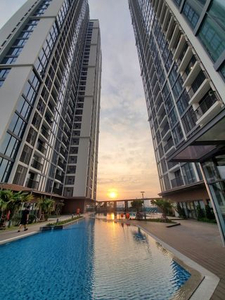 Căn hộ Eco Green Saigon, Quận 7 Căn hộ Eco Green Saigon tầng 25 cửa hướng Đông Nam, đầy đủ nội thất.