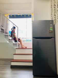 Cầu thang chung cư Nguyễn Thái Bình Bán căn hộ chung cư Nguyễn Thái Bình, phường Nguyễn Thái Bình, quận 1, diện tích 36m2, đầy đủ nội thất.