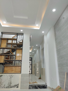 Nhà phố Quận Thủ Đức Nhà phố thiết kế 1 trệt, 1 lầu cửa hướng Bắc, đón gió mát quanh năm.