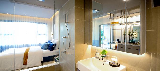 Nhà mẫu Sky 89 An Gia Căn hộ Sky 89 An Gia tầng cao, ban công thoáng mát