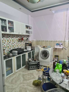 Nhà phố Quận Gò Vấp Nhà phố thiết kế 1 trệt, 1 lầu cửa hướng Đông Nam, đầy đủ nội thất.