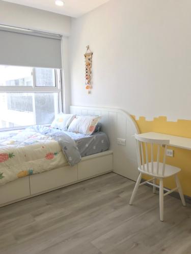 Phòng ngủ Sunrise Riverside Căn hộ Sunrise Riverside tầng trung, đầy đủ nội thất.