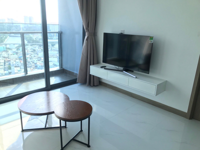 Căn hộ Sunwah Pearl, Quận Bình Thạnh Căn hộ Sunwah Pearl tầng 21 view sông mát mẻ, đầy đủ nội thất.