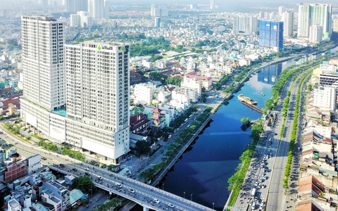 RiverGate Residence, Quận 4 Studio Rivergate Residence tầng 19 thiết kế hiện đại, đầy đủ nội thất.