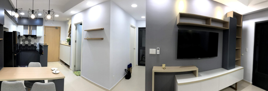 Căn hộ M-One Nam Sài Gòn, Quận 7 Căn hộ M-One Nam Sài Gòn tầng 10 thiết kế 2 phòng ngủ, nội thất cơ bản.