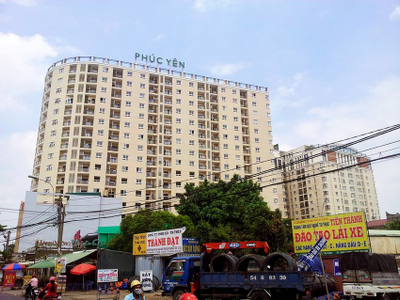 Căn hộ Chung cư Phúc Yên, Quận Tân Bình Căn hộ Chung cư Phúc Yên tầng 12 diện tích 93m2, đầy đủ nội thất.