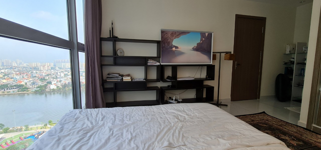 Căn hộ Vinhomes Central Park, Quận Bình Thạnh Căn hộ Vinhomes Central Park tầng 23 thiết kế hiện đại, view sông thoáng mát.