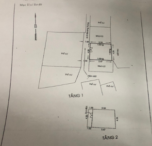 Bản vẽ nhà phố Quận Gò Vấp Nhà phố diện tích 24m2 cửa hướng Tây, khu vực dân cư sầm uất.