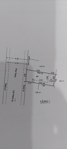 Bản vẽ đất nền Quận 9 Đất nền gần chợ Long Phước diện tích 53m2, có sổ hồng pháp lý rõ ràng.