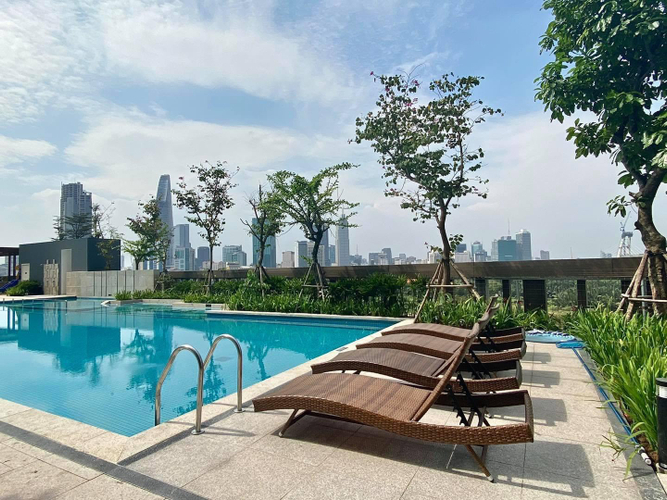  Căn hộ tầng 10 Empire City Thủ Thiêm cửa chính Tây Bắc, nội thất cơ bản