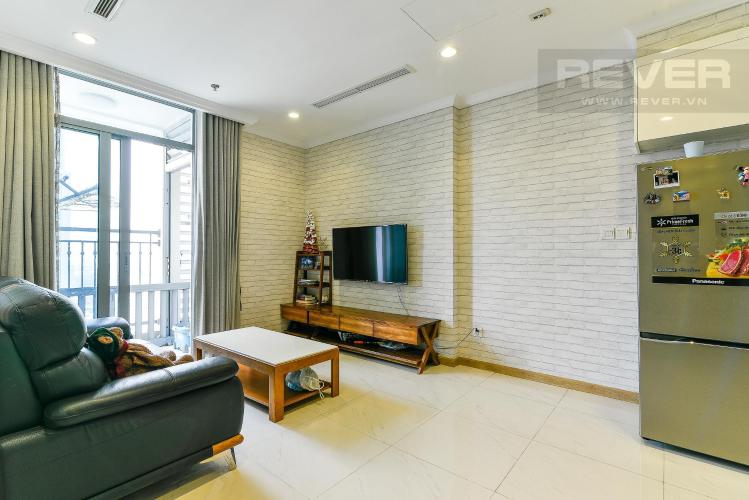 Phòng khách căn hộ VINHOMES CENTRAL PARK Căn hộ Vinhomes Central Park hướng ban công tây nam đầy đủ nội thất diện tích 54m²