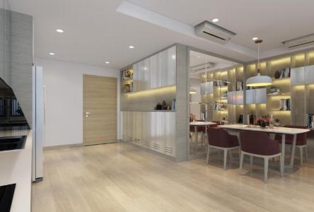 Phòng bếp căn hộ Riviera Point Căn hộ tầng 12 Riviera Point sàn gỗ, view thành phố thành phố sầm uất.