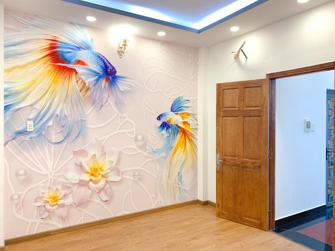 Phòng ngủ nhà phố Quận 7 Nhà hẻm xe tải đường Lâm Văn Bền, nội thất đầy đủ nhà mới xây.