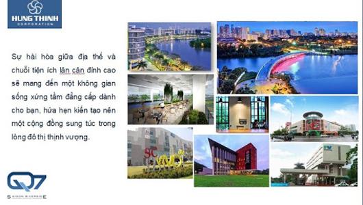 Tiện ích ngoài căn hộ Q7 Saigon Riverside Bán và cho thuê căn hộ Q7 Saigon Riverside tầng cao, hoàn thiện cơ bản