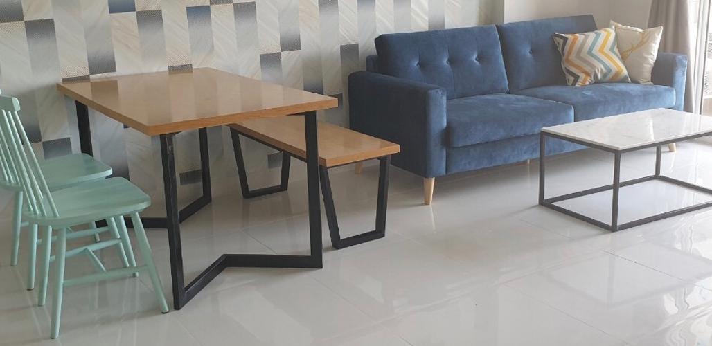 Phòng khách căn hộ Sunrise Riverside  Căn hộ Sunrise Riverside view thành phố, nội thất đầy đủ.