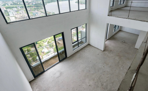 Căn hộ One Verandah, Quận 2 Duplex One Verandah tầng 21 thiết kế 1 trệt, 1 lầu, view sông thoáng mát.