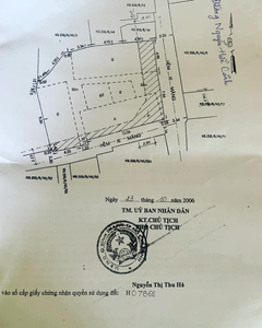 Bản vẽ đất nền Quận Bình Thạnh Đất nền diện tích 200m2 vuông đẹp, hướng Đông Bắc thoáng mát.