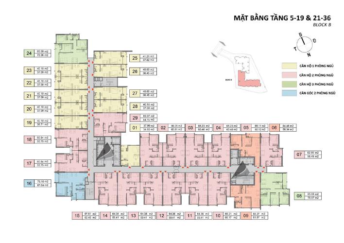 Opal Skyline - mặt bằng dự án Opal Skyline