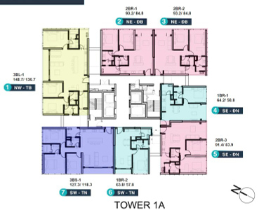 Mặt bằng chung Empire City, Quận 2 Căn hộ Empire City thiết kế kỹ lưỡng, tiện ích đa dạng.