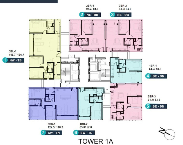 Mặt bằng chung Empire City, Quận 2 Căn hộ Empire City thiết kế kỹ lưỡng, tiện ích đa dạng.