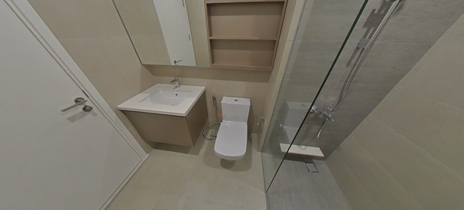 Căn hộ Q2 Thảo Điền, Quận 2 Căn hộ Q2 Thảo Điền tầng 16 diện tích 100.4m2, nội thất cơ bản.