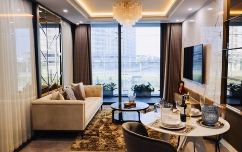 Nhà mẫu căn hộ Sunshine Diamond River, Quận 7 Căn hộ Sunshine Diamond River tầng 7 thiết kế hiện đại, nội thất cơ bản.