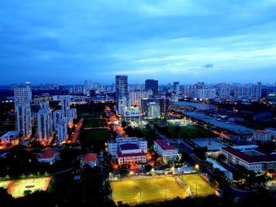 View căn hộ Riviera Point Căn hộ Riviera Point tầng 35, view thành phố thông thoáng.