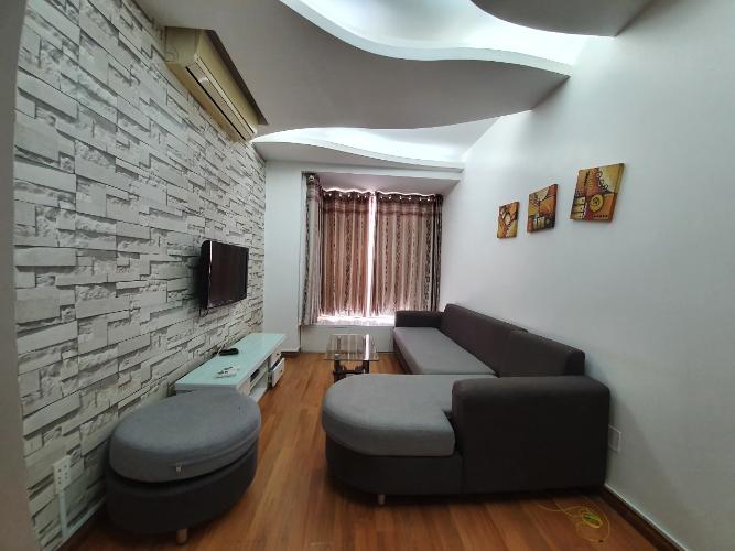 Phòng khách căn hộ Sky Garden 3 Căn hộ Sky Garden 3 view nội khu thoáng đãng, tầng trung.