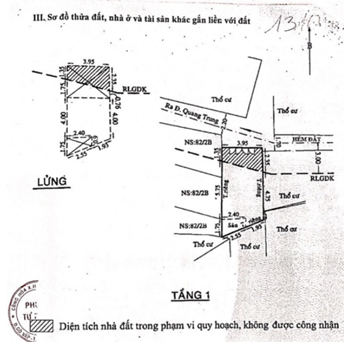 Bản vẽ nhà phố Quận Gò Vấp Nhà phố gần công viên Làng Hoa, kết cấu 1 trệt, 1 lầu đúc chắc chắn.