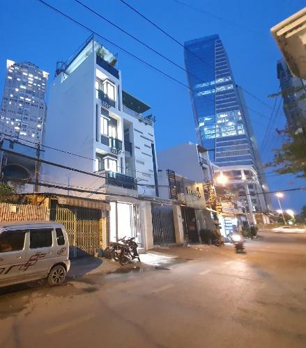 Đường trước nhà phố Quận Bình Thạnh Nhà phố mặt tiền đường Võ Duy Ninh cách Vinhomes 100m, nội thất cơ bản