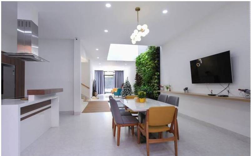 Nhà phố Quận 7 Nhà phố KDC Savimex thiết kế 1 trệt, 2 lầu và 1 Gara diện tích 168m2.