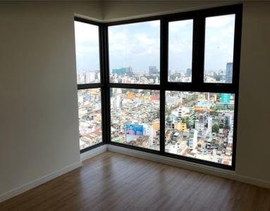 phòng khách căn hộ Masteri Millennium Căn hộ Masteri Millennium tầng cao view thành phố sầm uất.