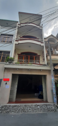 Mặt tiền nhà phố Quận Bình Thạnh Nhà phố thiết kế 1 trệt, 3 lầu tiện làm văn phòng hoặc Ký túc xá.