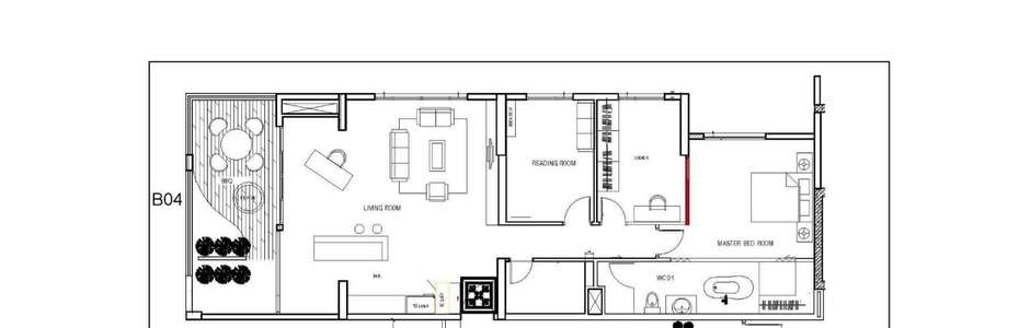 Bản vẽ Penthouse Masteri Thảo Điền, Quận 2 Penthouse Masteri Thảo Điền diện tích 143m2, đầy đủ nội thất.
