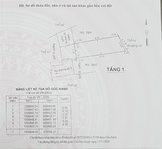 Bản vẽ nhà phố Quận Thủ Đức Nhà phố kết cấu 1 trệt, 1 lầu không lỗi phong thủy, không có nội thất.