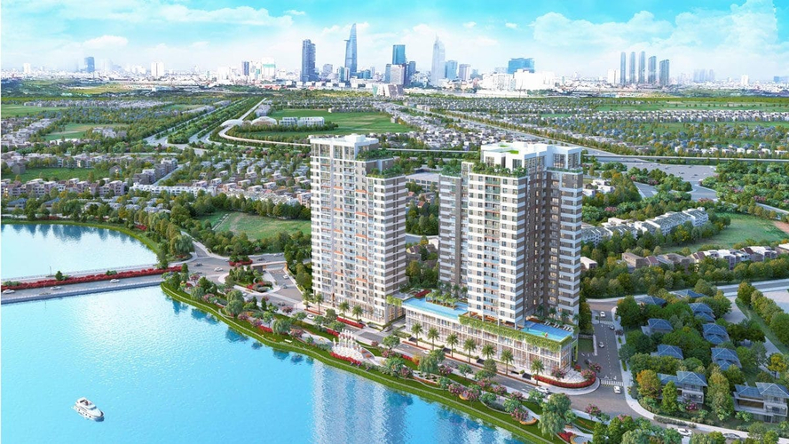 Căn hộ D'Lusso, Quận 2 Căn hộ D'Lusso tầng 6 diện tích 69m2, view sông thoáng mát.