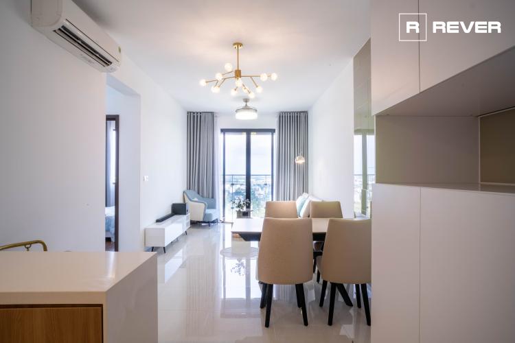 Phòng khách One Verandah Quận 2 Căn hộ One Verandah đầy đủ nội thất, ban công thoáng mát.